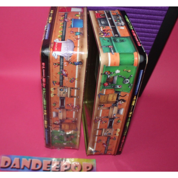 2 Crayola Vintage Tins With Retired Crayons And 64 Classic Nostalgia Box Sets - Picture 7 of 9